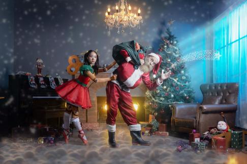 Cherismas and doll