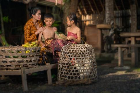 Balinese family