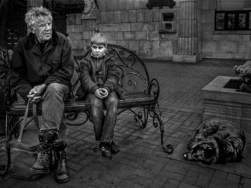 Three in the city