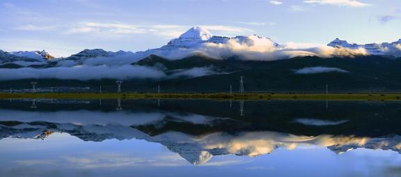 Divine Mountain Reflection