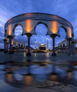 Reflection of Masjid Agung Smg