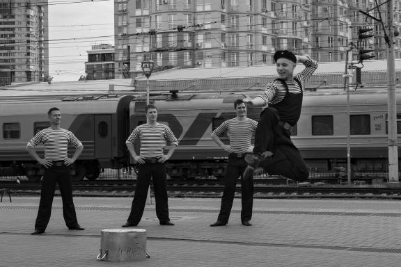 In flight of dance