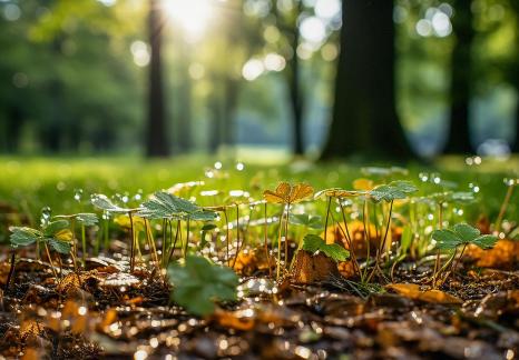 Grass in the dew
