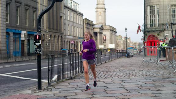 Running girl