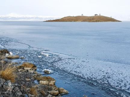 Sleeping Snow in Cold Pond 1