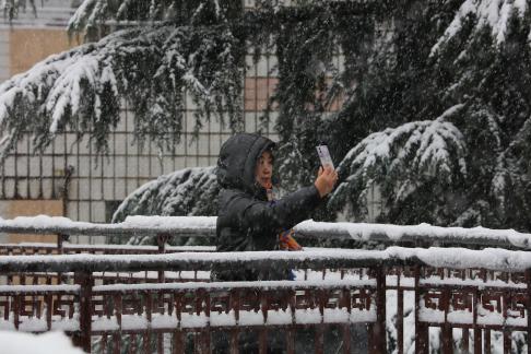 Snowflakes Dancing in the World 77