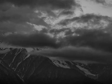 Golden Peak above the clouds 4