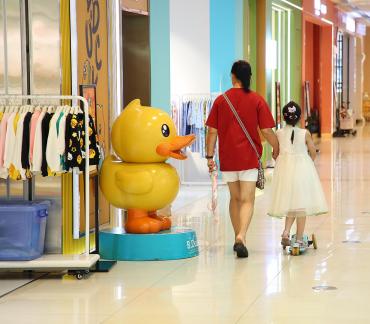 Strolling around the mall 54