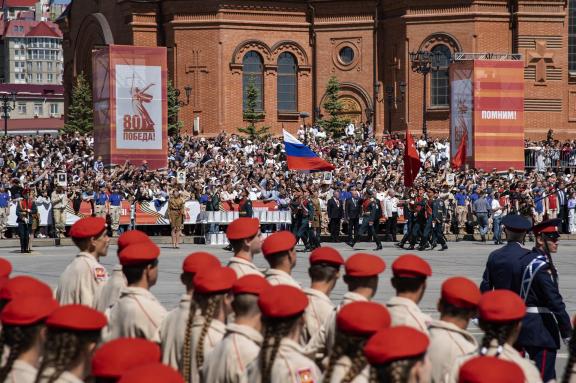 Parade in Volgograd