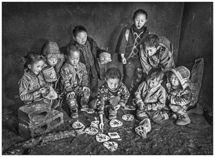 Children and mid autumn festival