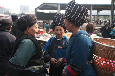 Miao ethnic group market 2