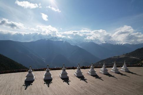Snowy Mountain Stupa 5
