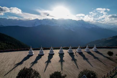 Snowy Mountain Stupa 6