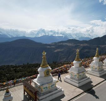 Snowy Mountain Stupa 15