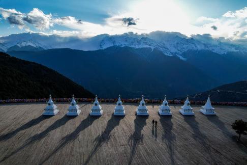 Snowy Mountain Stupa 11