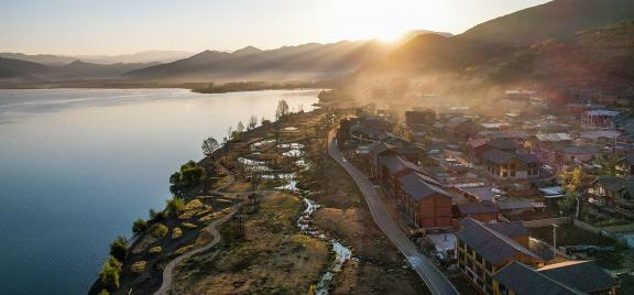 Small village by the water 1