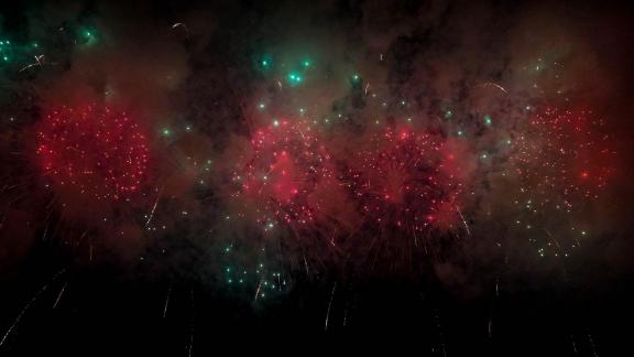 Fireworks filling the sky 4