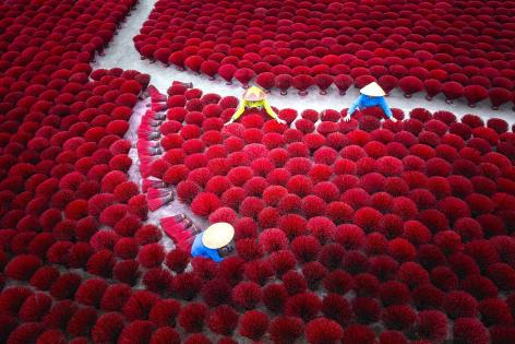 Incense fragrance drifts