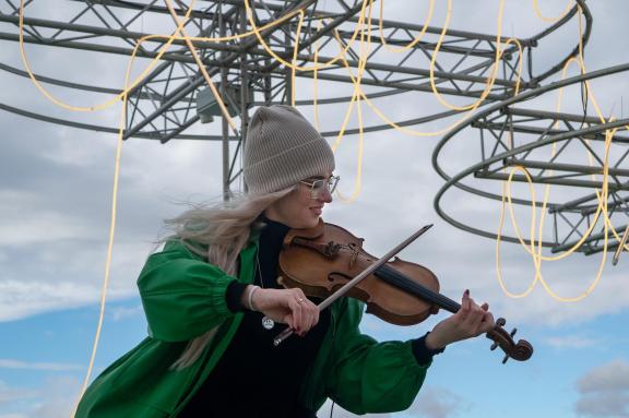 The violinist