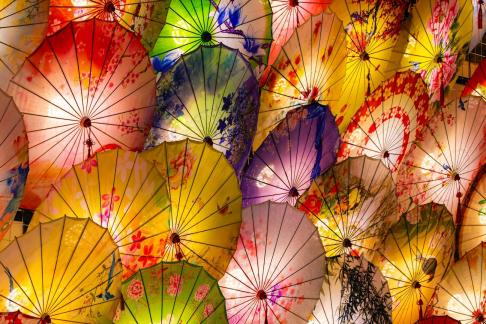 Lighting and umbrella