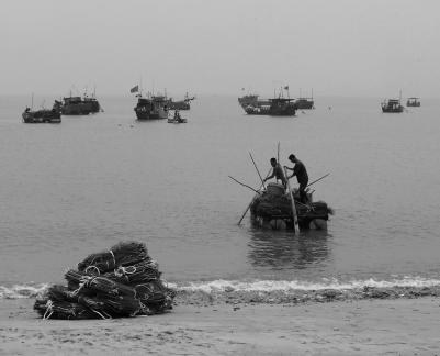 Fishing boats at sea 33