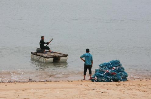 Fishing boats at sea 43