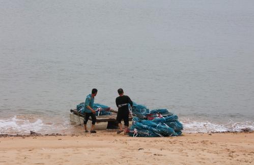 Fishing boats at sea 44