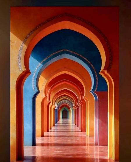I colori delle colonne.
