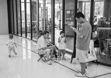 Strolling around the mall 16