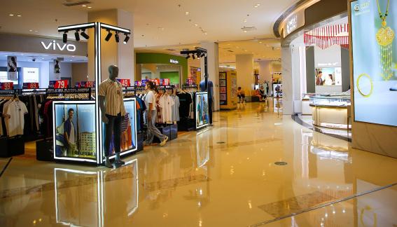 Strolling around the mall 5