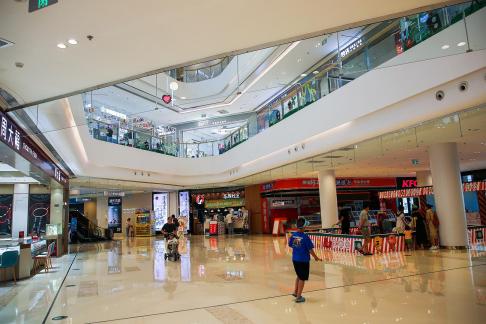 Strolling around the mall 8