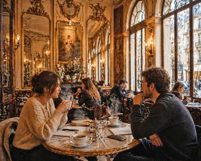 In the cafe of love