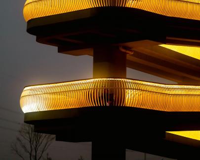 Golden Overpass Bridge 10