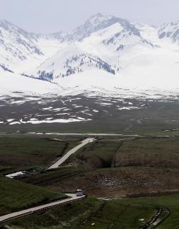 Seeing the snow capped mountains 19