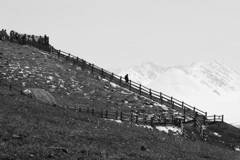 Seeing the snow capped mountains 21