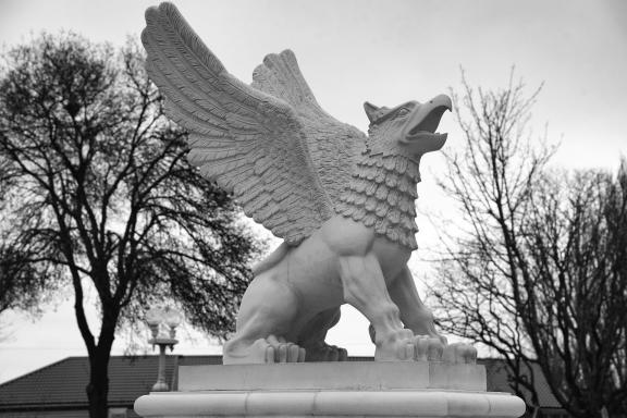 The griffin is the symbol of Kerch