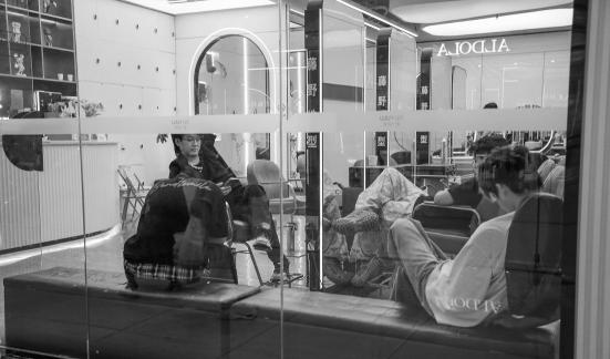 Strolling around the mall 30