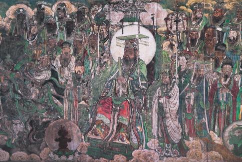 The murals of Guangsheng Temple