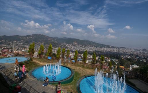 Pokhara view from Hyatt Place Hotel