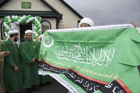 Opening of a mosque in a village