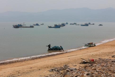 Fishing boats at sea 51