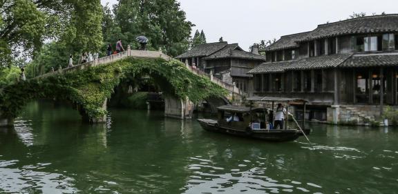 Crossing the Water Town Bridge 15