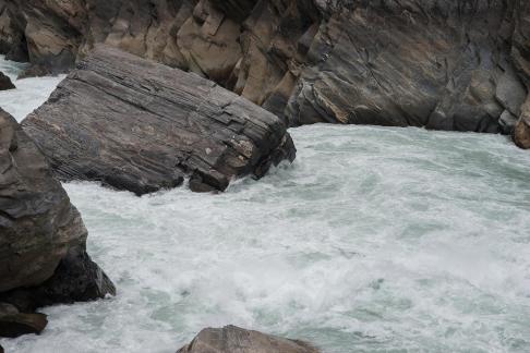 Angry waves of the river 1