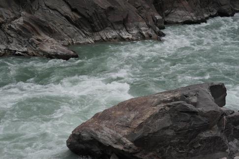 Angry waves of the river 2