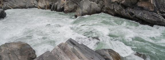 Angry waves of the river 3