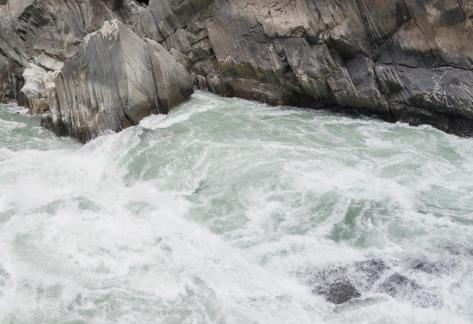 Angry waves of the river 4