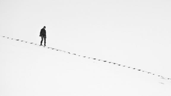 Nearly disappeared stairs