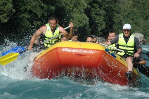 Rafting on the river Tara