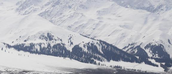 Celestial snow without dust 17