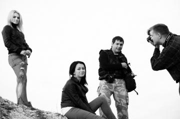 Photo shoot of young